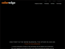 Tablet Screenshot of coloredge.com
